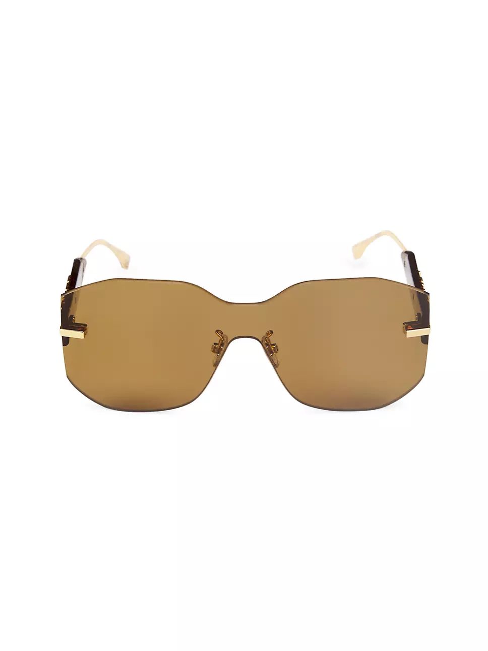 Fendigraphy Rectangular Mask Sunglasses | Saks Fifth Avenue