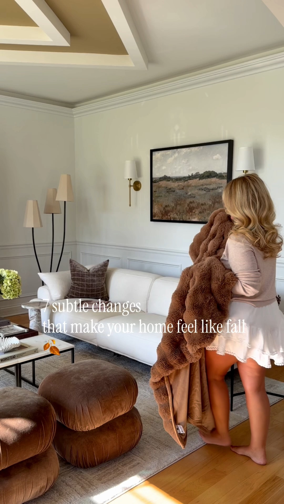 Subtle fall touches throughout our home 🤎🍂 Layering warm tones, cozy textures, seasonal stems + a few simple accents to transition from summer to fall. Linking all the details!

#LTKHome