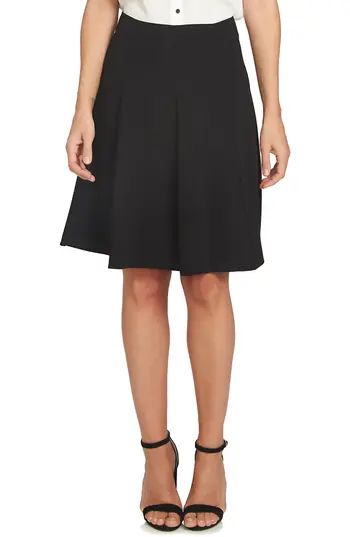 Women's Cece Crepe A-Line Skirt, Size 0 - Black | Nordstrom