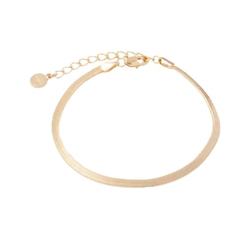 Alex and Ani Herringbone Chain Bracelet - Rose Gold | Amazon (US)