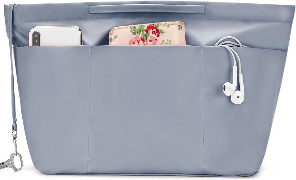 bridawn Nylon Tote Organizer Purse Insert Pocketbook Organizer Insert Handbag Divider with Handle... | Amazon (US)