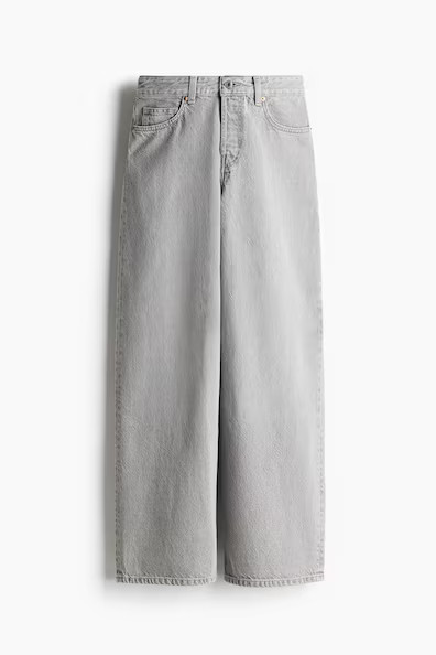 H & M - Wide-cut Jeans - Gray | H&M (US + CA)
