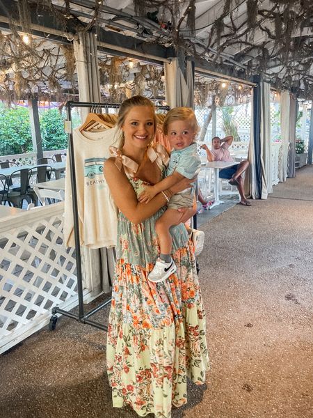 Most beautiful dress I’ve ever seen free people maxi the prettiest ribbon toe straps wearing my true size- small vacation outfit would be so cute for family photos 

#LTKtravel #LTKfamily #LTKsalealert