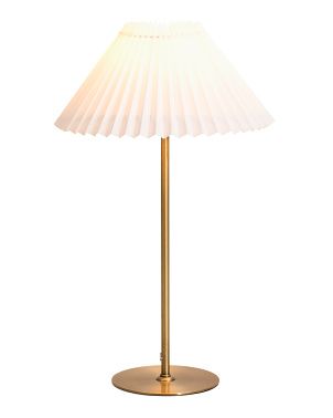 Pleated Shade Table Lamp | TJ Maxx