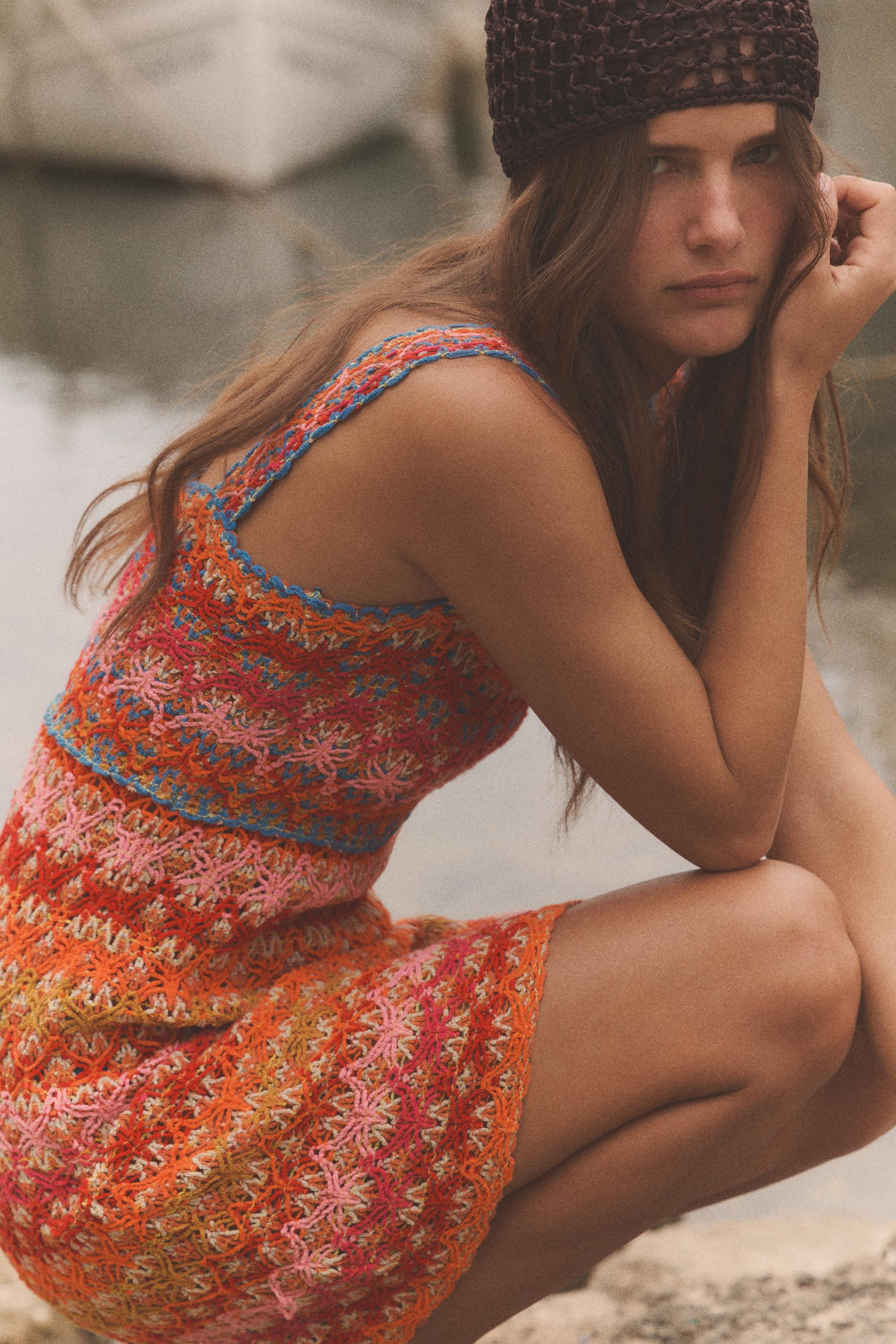 SHORT KNIT DRESS | Zara US
