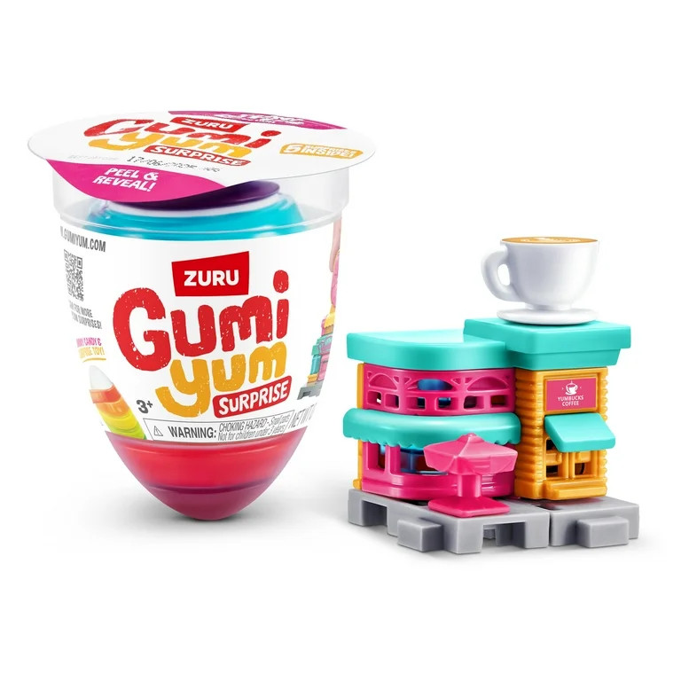 ZURU Gumi Yum Surprise Mini Cities Unboxing Toy, Fruit Flavor Candy Egg, Collectible Toy for Girl... | Walmart (US)