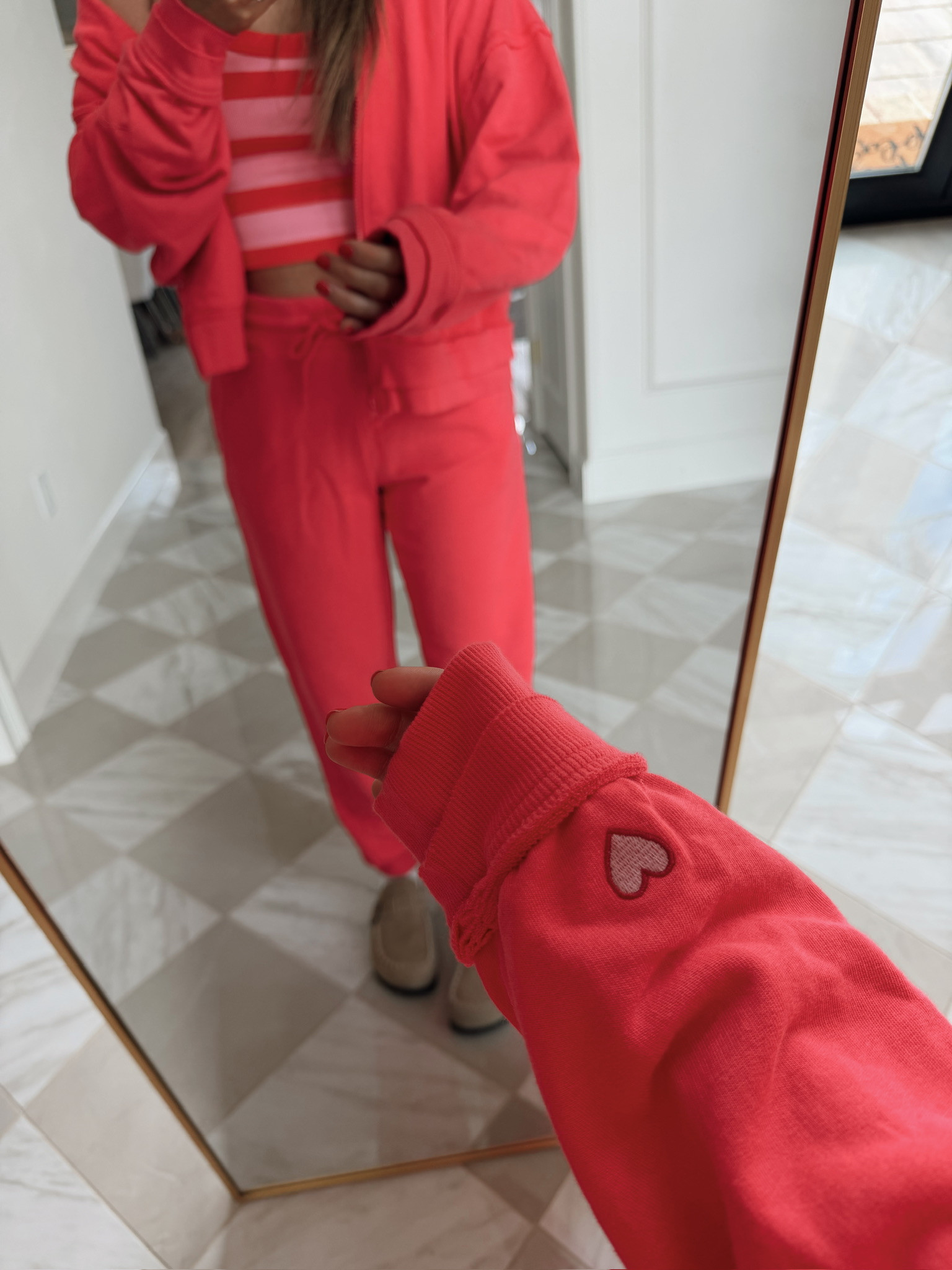 Target Valentines Day outfits that you can style all year! This would make the perfect travel outfit!  

 #LTKValentine #LTKootd #LTKSeasonal