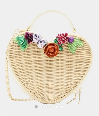 Betsey Johnson Natural Multi Kitsch No Wallflower Cross Body/Satchel Bag-NWT | eBay US