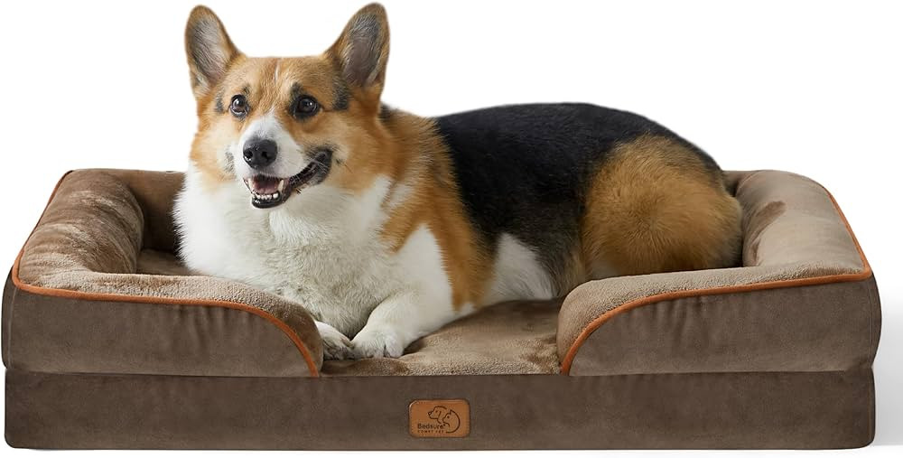 Bedsure Orthopedic Dog Beds Large Sized Dog - Washable Large Dog Cat Bed Waterproof, Comfort Dogs... | Amazon (US)