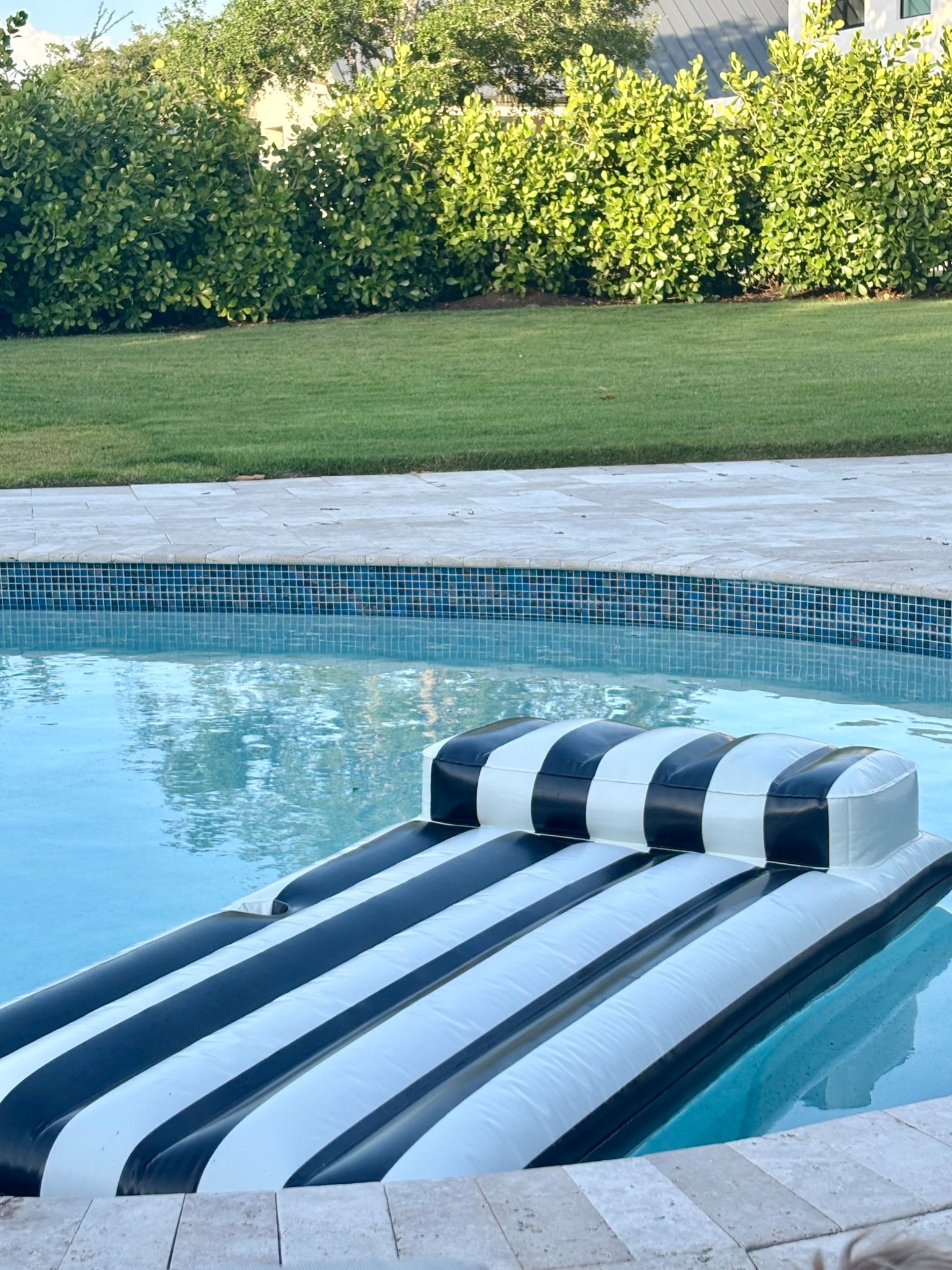 When your pool floats must match your design. White House/black shutters. Everything should be cohesive 🫶🏻

#LTKHome #LTKSeasonal