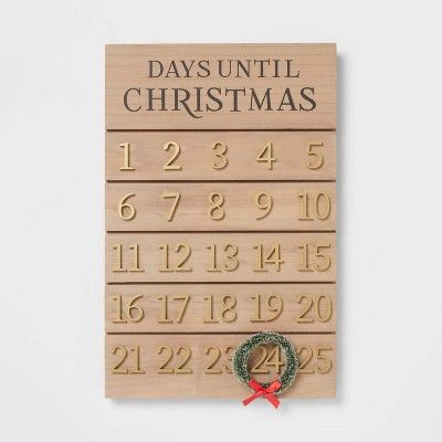 Merry Christmas Wall Hanging Advent Calendar - Wondershop™ | Target