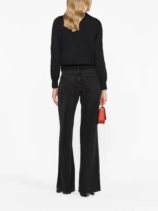 Sonja distressed wide-leg jeans | Farfetch Global