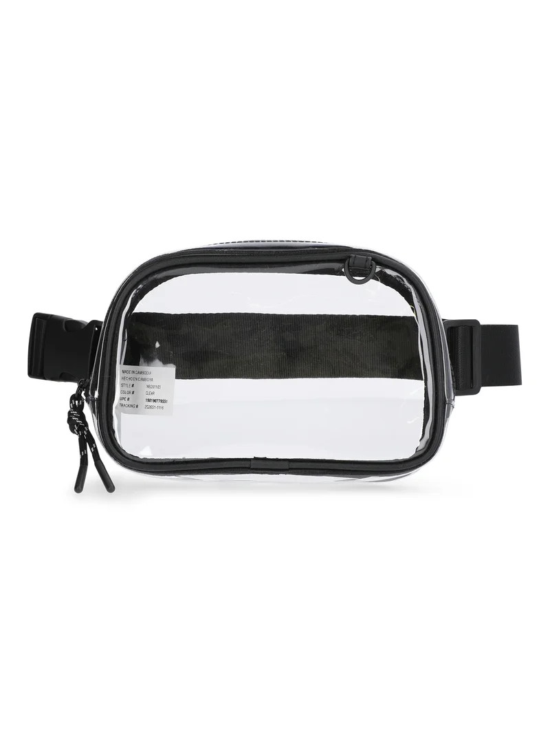No Boundaries Women's Hands Free Fanny Pack, Clear | Walmart (US)