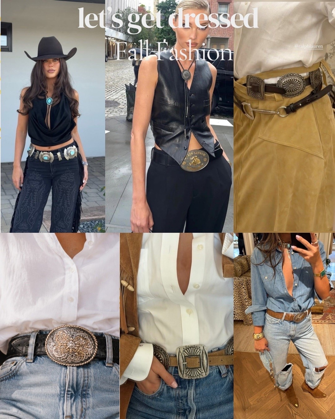 Western belts 
Statement belt

#LTKgrwm #LTKootd #LTKOver40