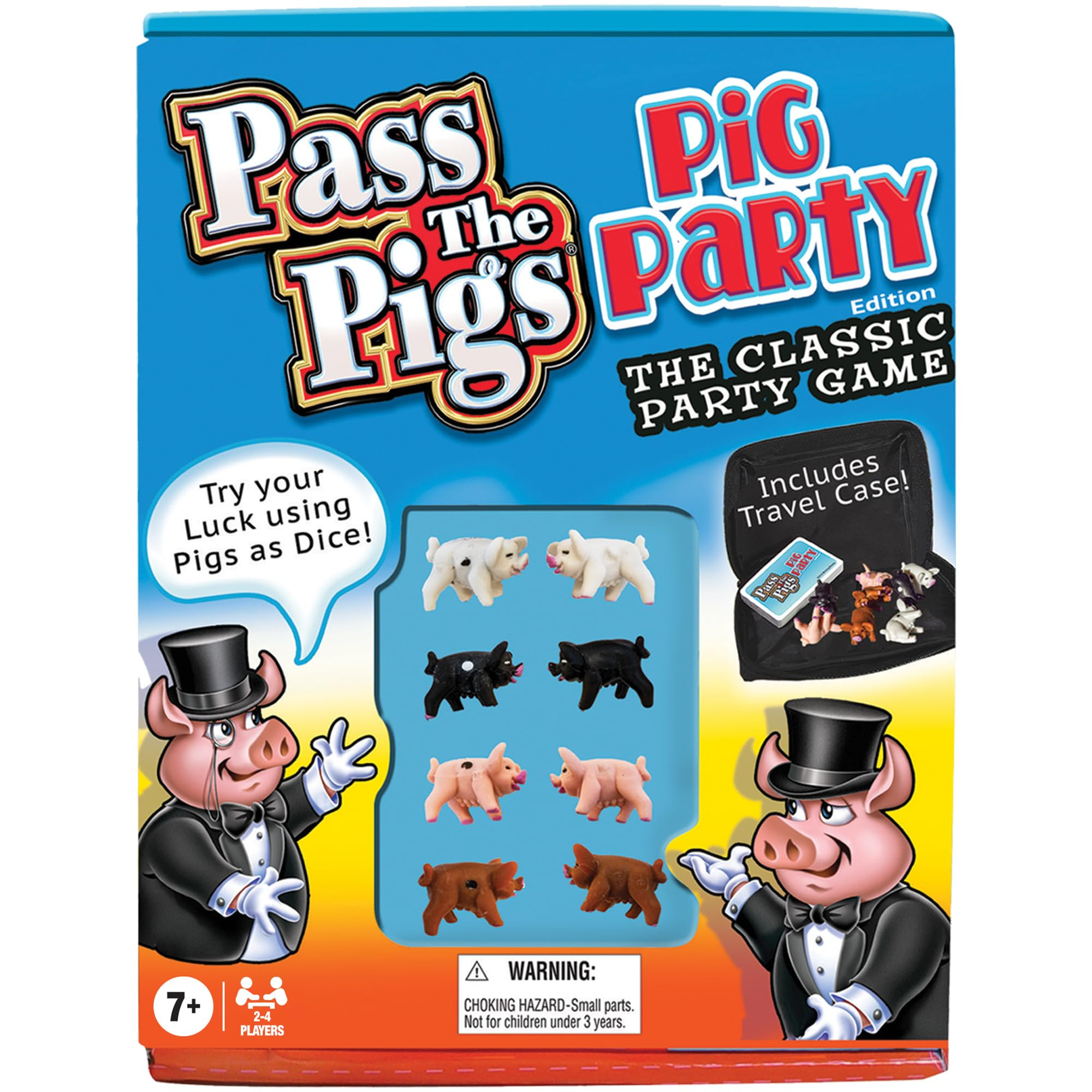 Pig Party Edition by Winning Moves Games USA, Try Your Luck Using Pigs as Dice, Up to 4 Players C... | Amazon (US)
