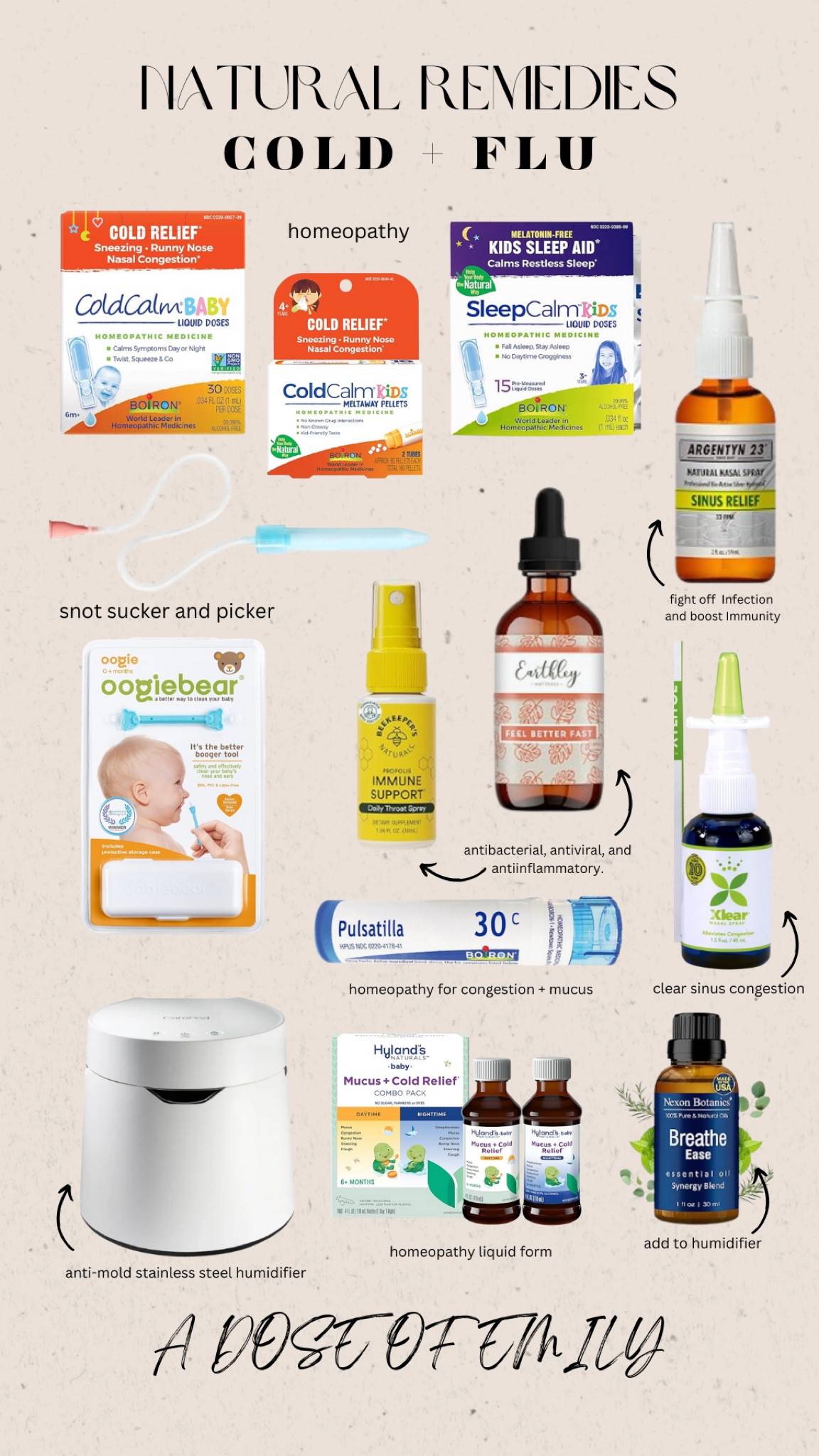 Natural remedies for cold and flu 