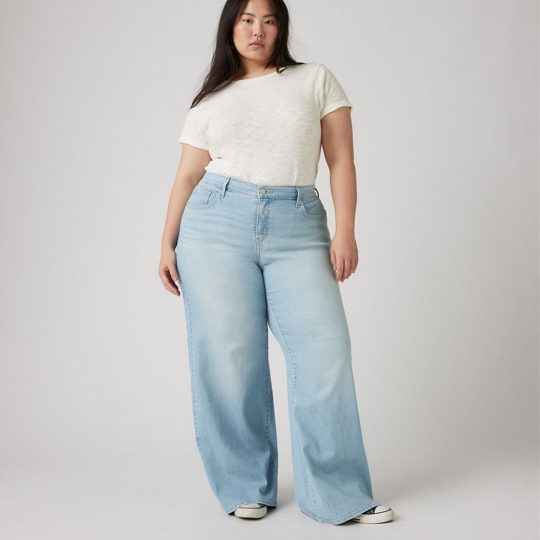 Levi's 318 Shaping Wide Leg Women's Jeans (Plus Size) 18S | Levi's US