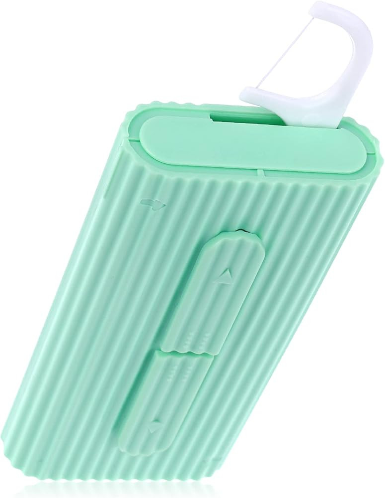WLLHYF Portable Dental Floss Case Automatic Dental Floss Pick Organizer Case Travel Flosser Dispe... | Amazon (US)