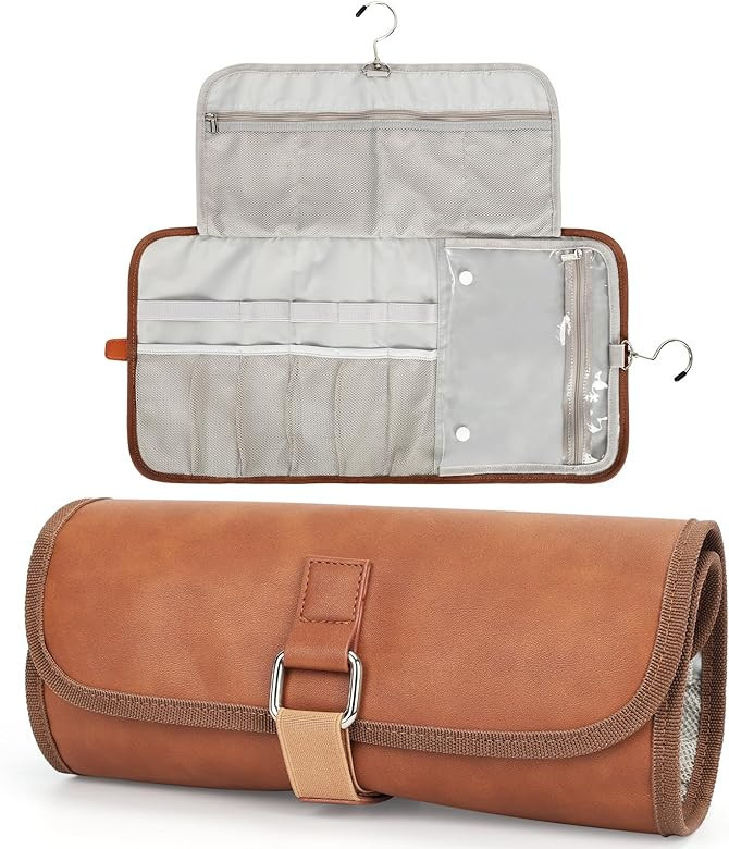 DuringCo Toiletry Bag for Men Hanging Toiletries Organizer Bag Roll Wash Bag Shaving Dopp Kit Wat... | Amazon (US)