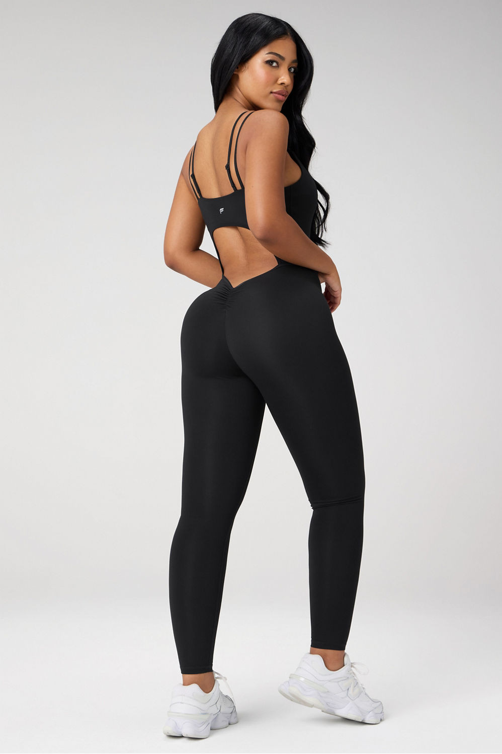 Booty Scrunch PureLuxe V-Back Jumpsuit | Fabletics