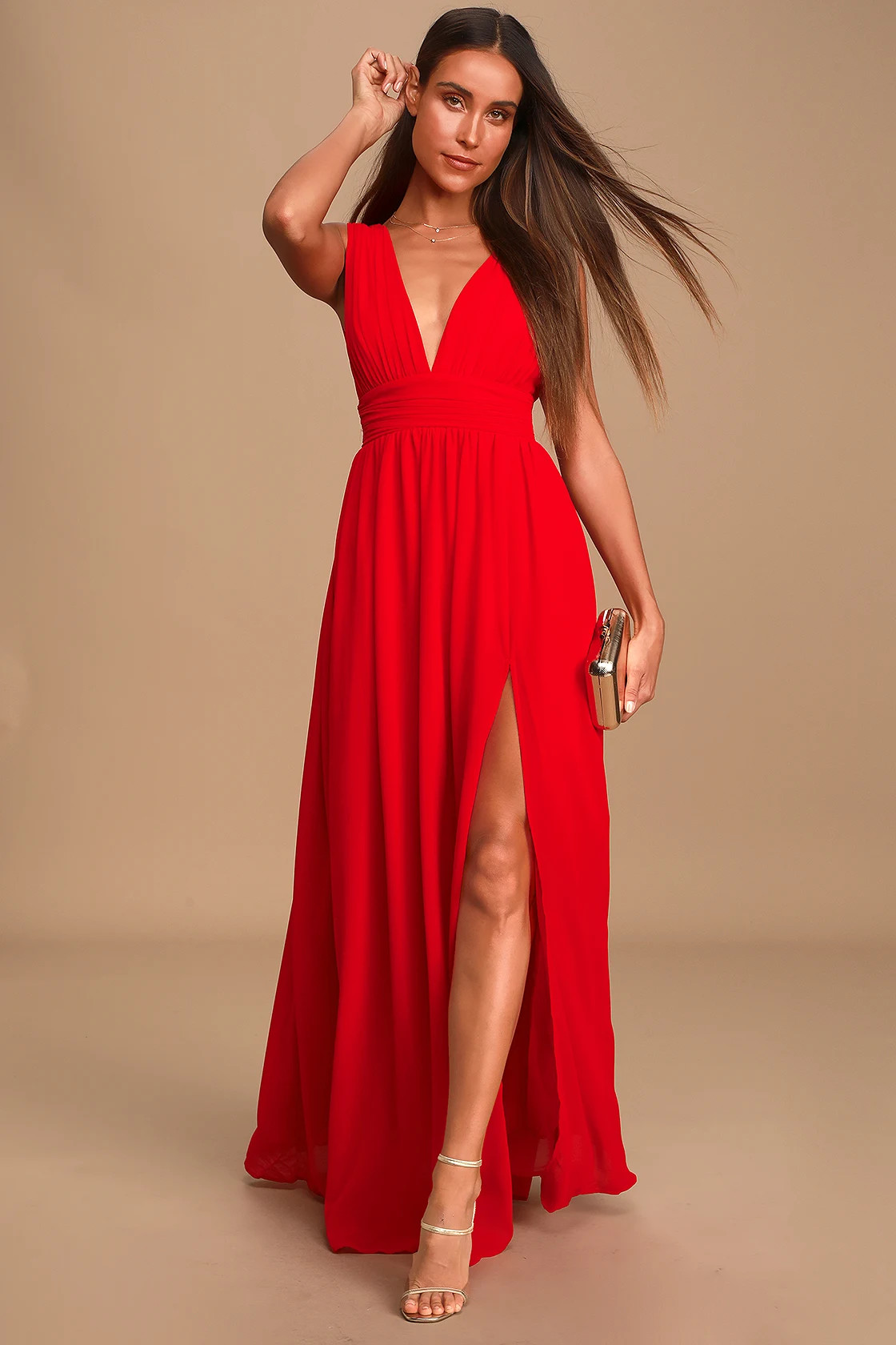 Heavenly Hues Red Maxi Dress | Lulus (US)