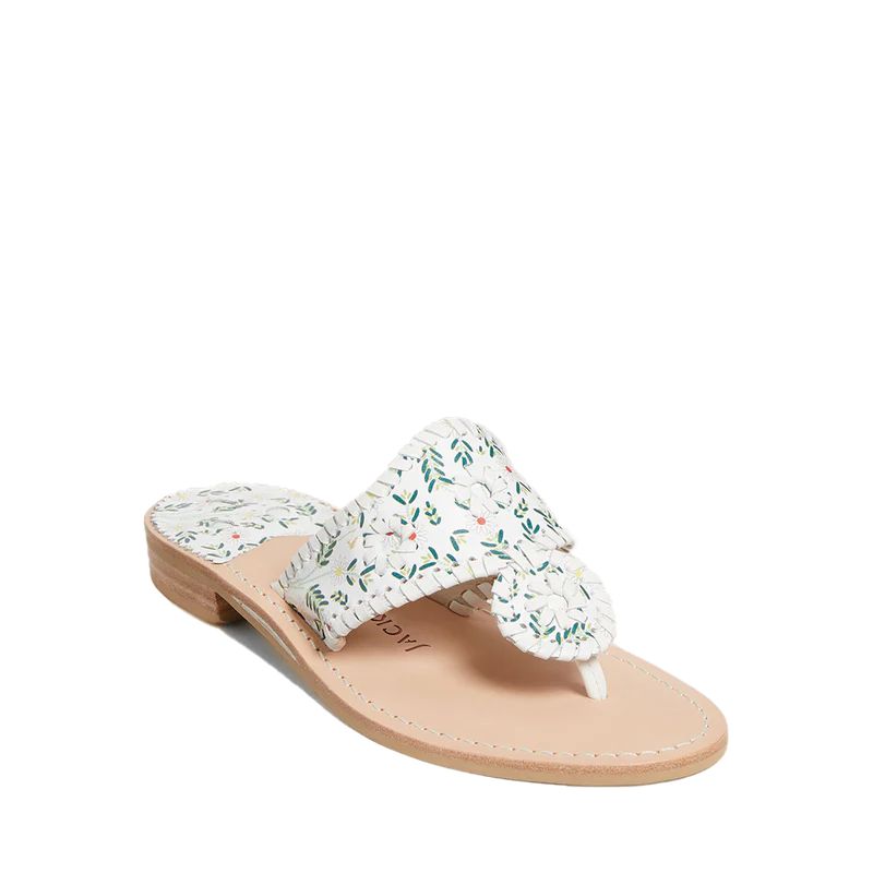 Daisy Print Jacks Flat Sandal | Jack Rogers