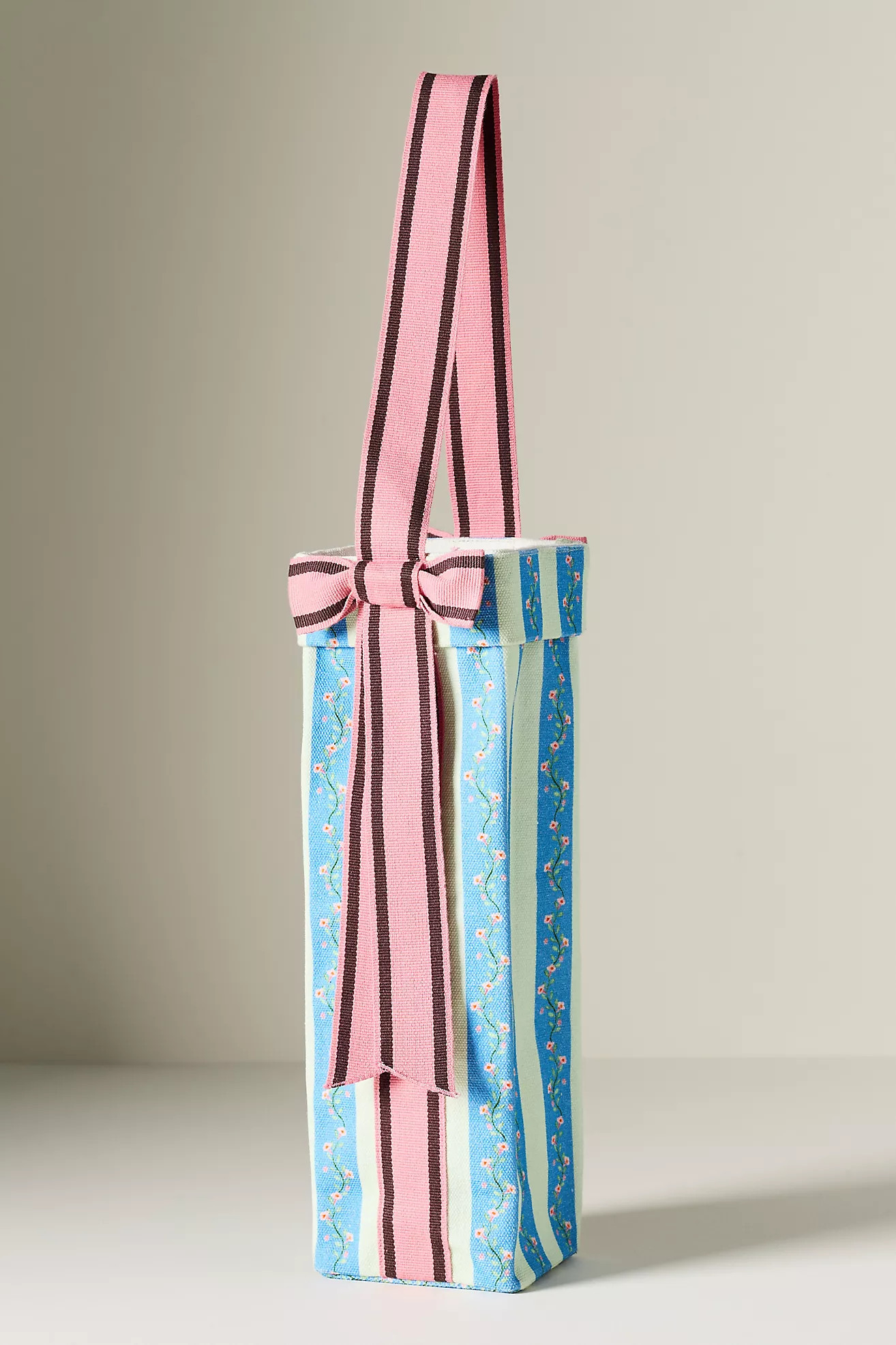Mina Cotton Wine Tote | Anthropologie (US)