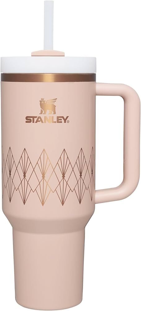 Stanley Quencher H2.O FlowState™ Tumbler 40 oz Blush Gloss Deco | Amazon (US)