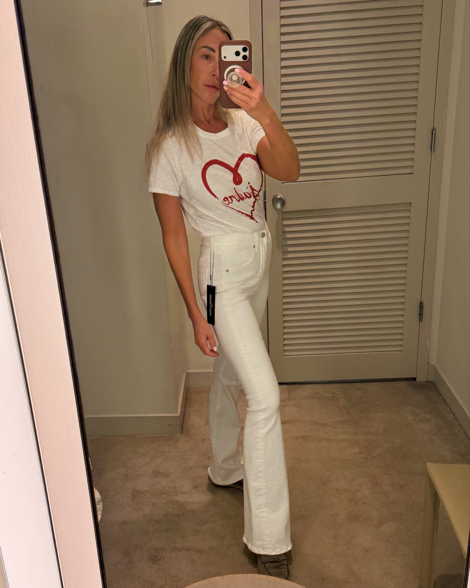 Forever on the hunt for the perfect white jeans, and these might just be it! Loving this bootcut style by Veronica Beard🤍

#LTKootd #LTKgrwm #LTKOver40