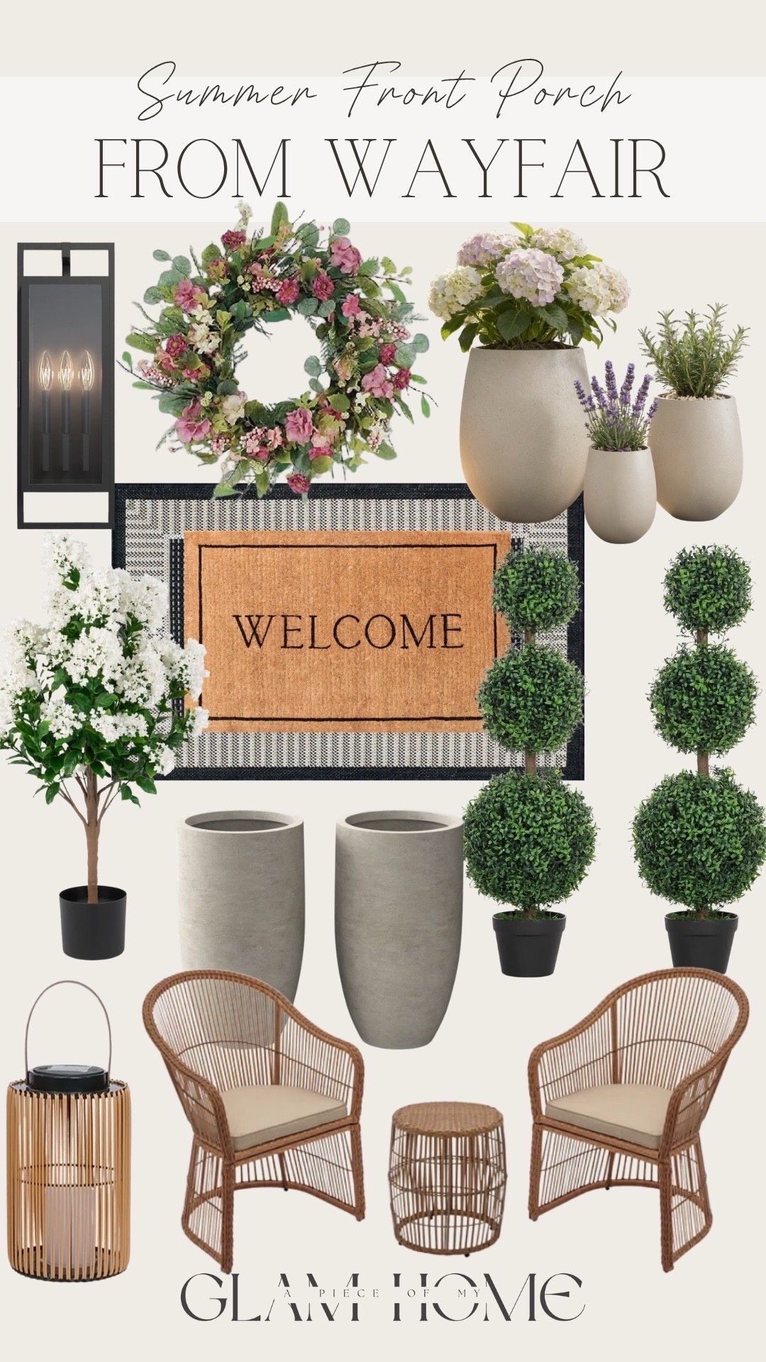 Wayfair front porch, front porch decor, porch styling, curb appeal, entryway decor, outdoor entryway, front door decor, porch ideas, porch inspo, cozy porch, welcoming entry, outdoor decor, porch furniture, porch seating, rocking chairs, porch swing, bistro set, outdoor rug, porch rug, welcome mat, doormat, wreaths, seasonal wreaths, planters, outdoor planters, potted plants, greenery, hanging plants, lanterns, outdoor lighting, string lights, porch lanterns, farmhouse porch, modern porch, neutral decor, spring porch, summer porch, outdoor pillows, patio accents, small porch ideas, front porch makeover



#liketkit #LTKU #LTKSeasonal #LTKHome
@shop.ltk
https://liketk.it/677Ob