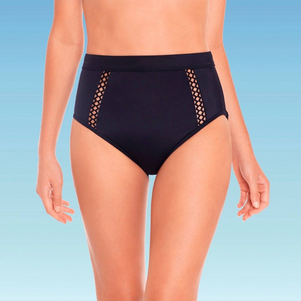 Women's Slimming Control High Waist Cut Out Bikini Bottom - Beach Betty by Miracle Brands | Target