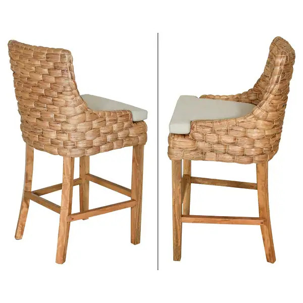 Alfresco Barstool Water Hyacinth | Bed Bath & Beyond