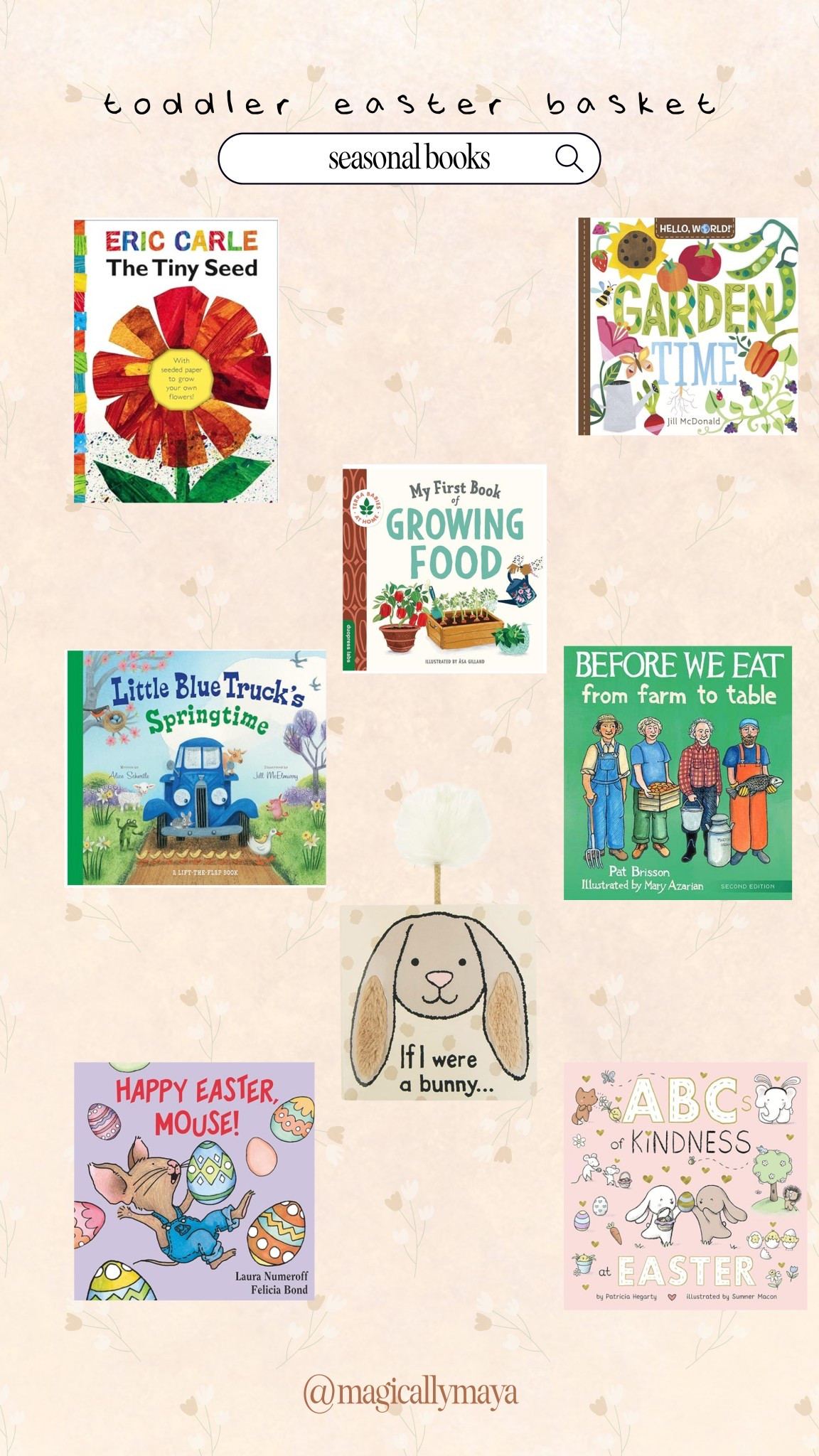 Spring/easter books for toddlers!

#LTKKids #LTKSeasonal
