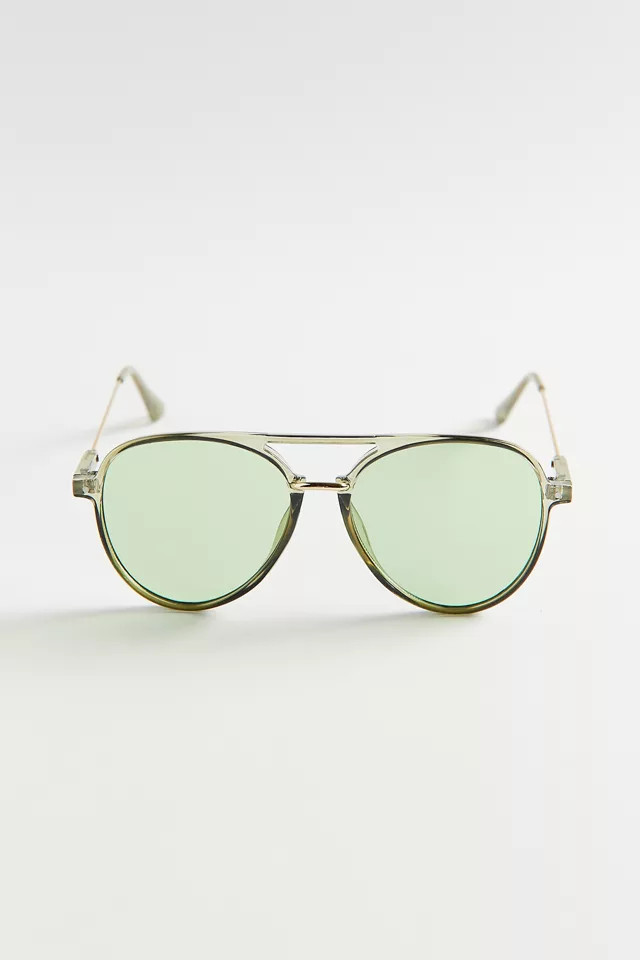 Combination Aviator Sunglasses | Urban Outfitters (US and RoW)