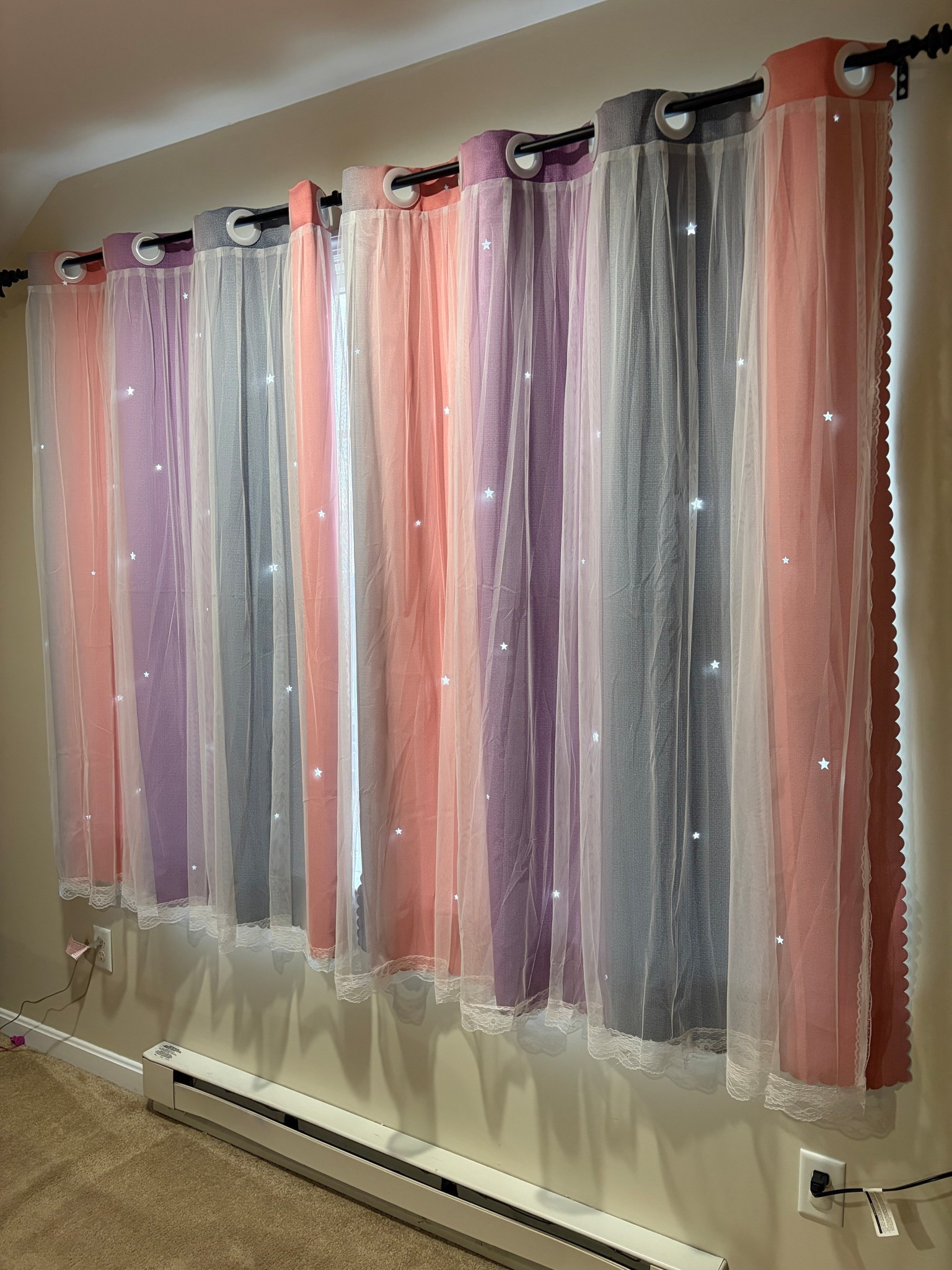 The prettiest curtains for a little girls bedroom! 

#LTKKids #LTKBaby #LTKHome