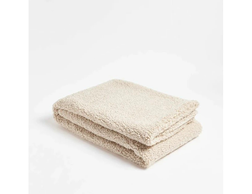 Target Plush Teddy Throw - Nix | Catch.com.au
