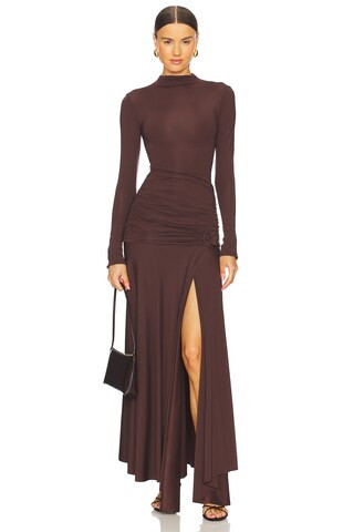 Maygel Coronel x REVOLVE Mageia Dress in Brown from Revolve.com | Revolve Clothing (Global)