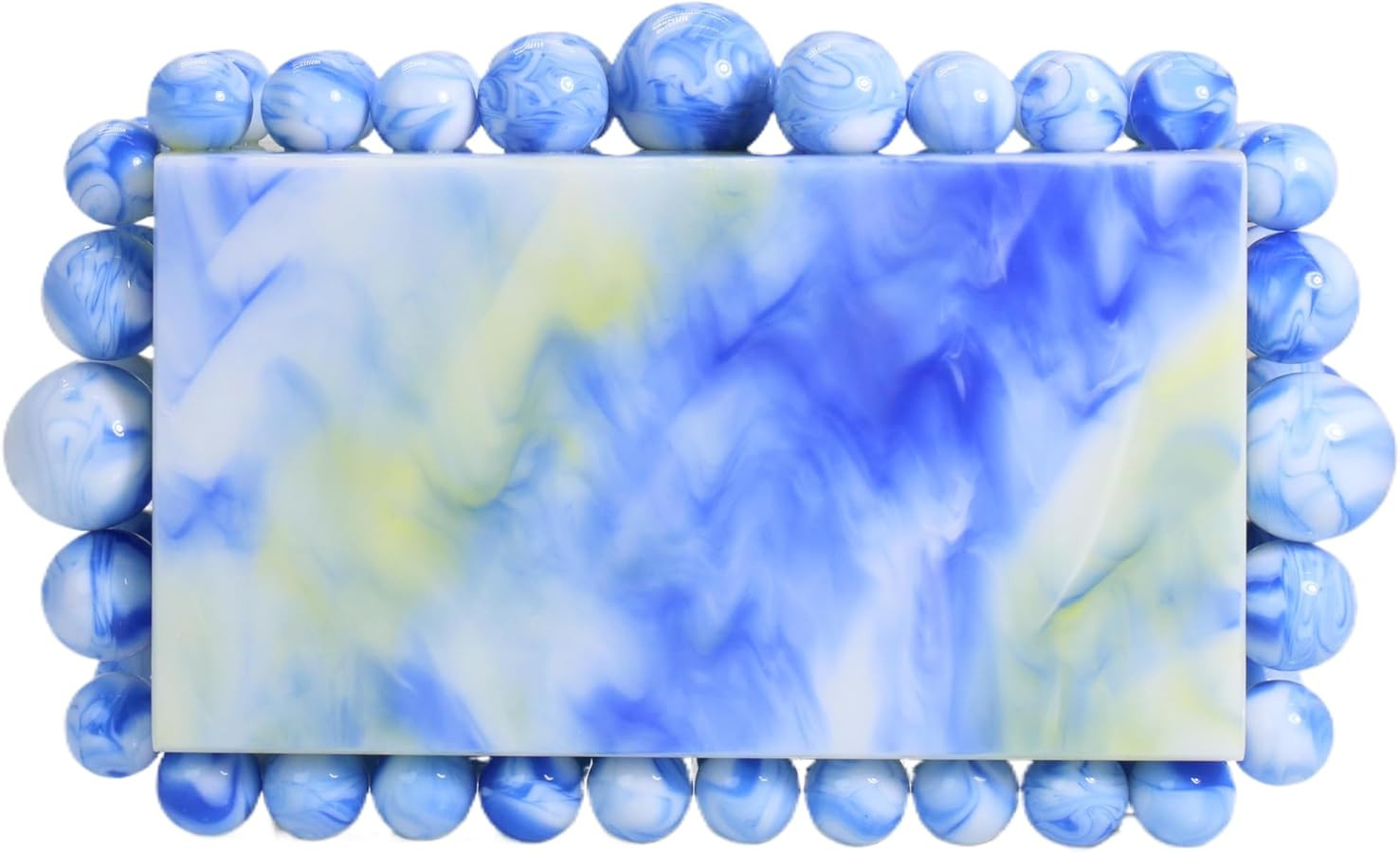 Women Acrylic Evening Clutch Box Purse Marble Handbag for Wedding Cocktail Party Banquet | Amazon (US)