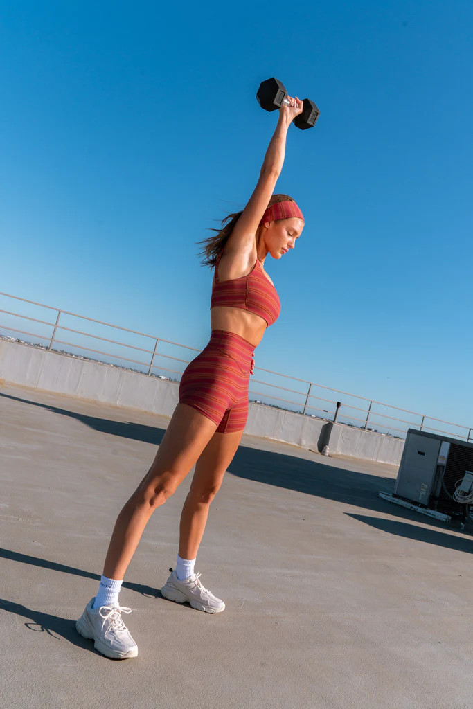 Cloud II™ Volley Short - Cinnamon Stripe | Vitality