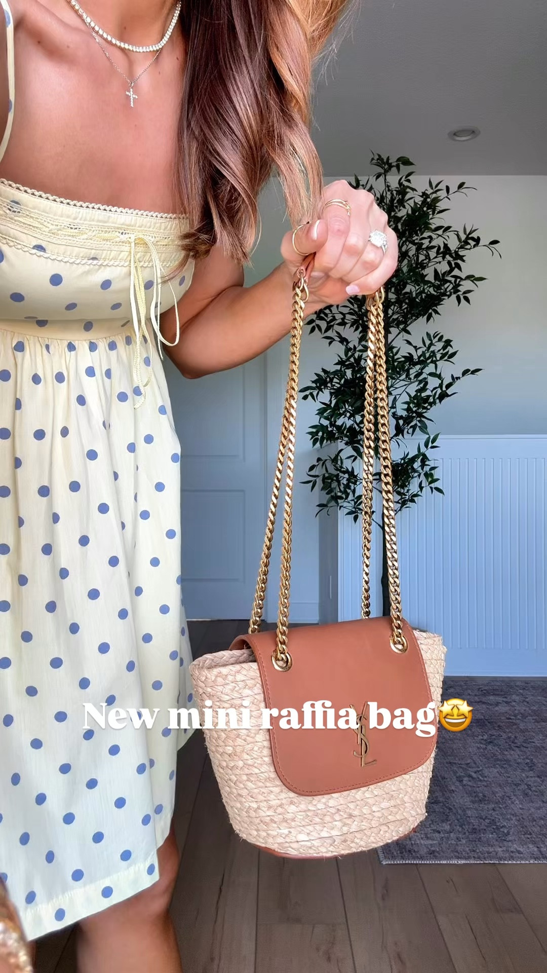 Abercrombie skort dress in XXS regular. Spring #ootd. Spring dress. Summer dress. Summer outfit. Resort outfit. Resort wear. Woven ballet flats are TTS. YSL mini raffia purse. Vacation outfit. Vacation dress. 

#LTKFestival #LTKootd #LTKTravel