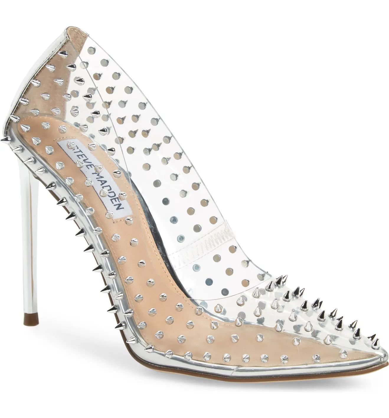 Vala Spiked Pointed Toe Pump | Nordstrom