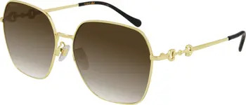 Gucci 60mm Gradient Square Sunglasses | Nordstrom | Nordstrom