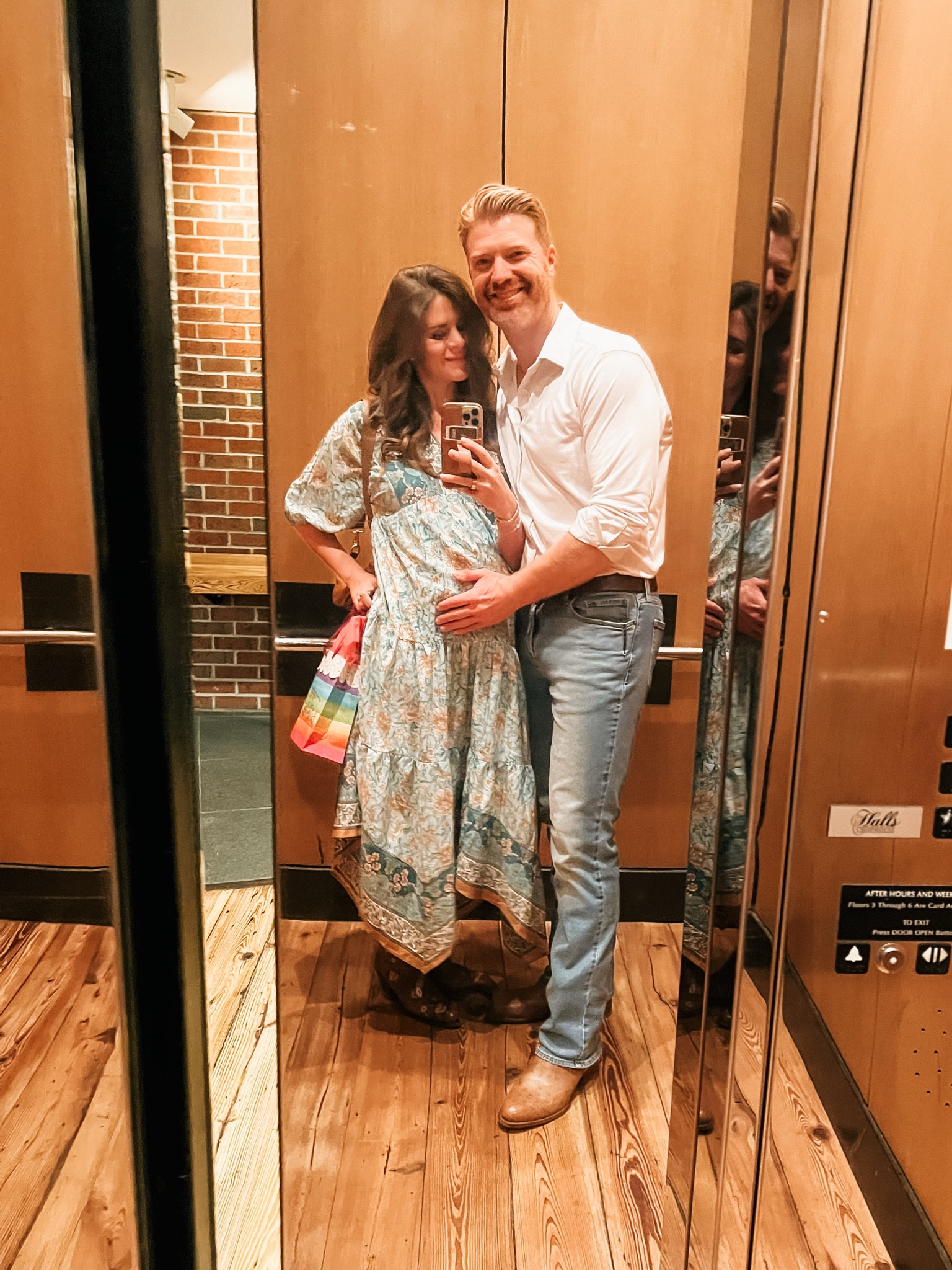 Just got this new dress from pink blush maternity and it’s perfect for pp too! Lots of new things coming soon! 