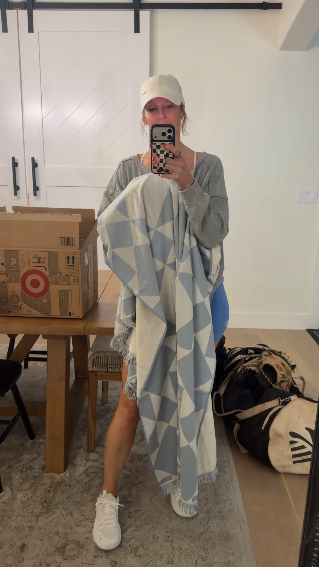 This target 🎯 beach towel is seriously the best! Thin, oversized, has a hanging loop. You won’t regret it!

#LTKSeasonal #LTKHome #LTKSwim