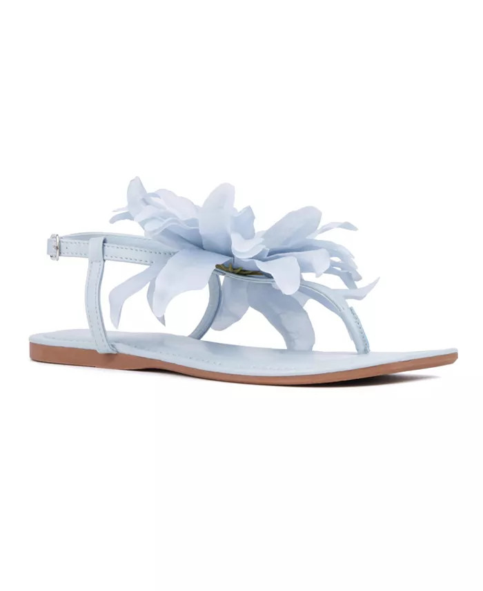 Big Flower Women's T-Strap Sandal | Macy's