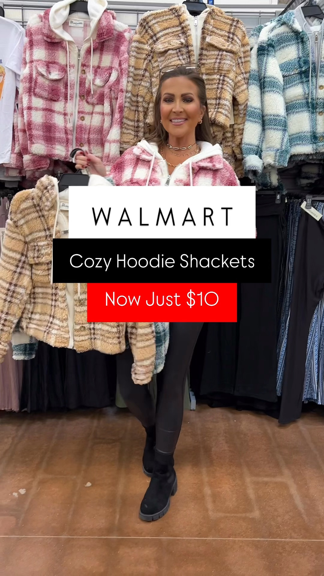 Now just $10‼️

Plush hoodie shacket  - gives layered look without being layered. Looks heavy but is lightweight and comfortable! I am wearing a medium in the jacket. I am 5’3”, 120, 30-27-38. Leggings are a petite medium (recommend sizing up if between sizes and if you’re 5’4” or under, get the petite - wash inside out and they’ll last you years). 

Fall outfit, fall fashion, gifts for her, winter fashion, winter jacket, winter outfit, faux leather leggings 

#LTKGiftGuide #LTKSaleAlert #LTKSeasonal