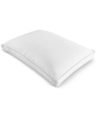 Dream Science Won't Go Flat Foam Core Extra Firm Standard Down Alternative Gusset Pillow by Marth... | Macys (US)