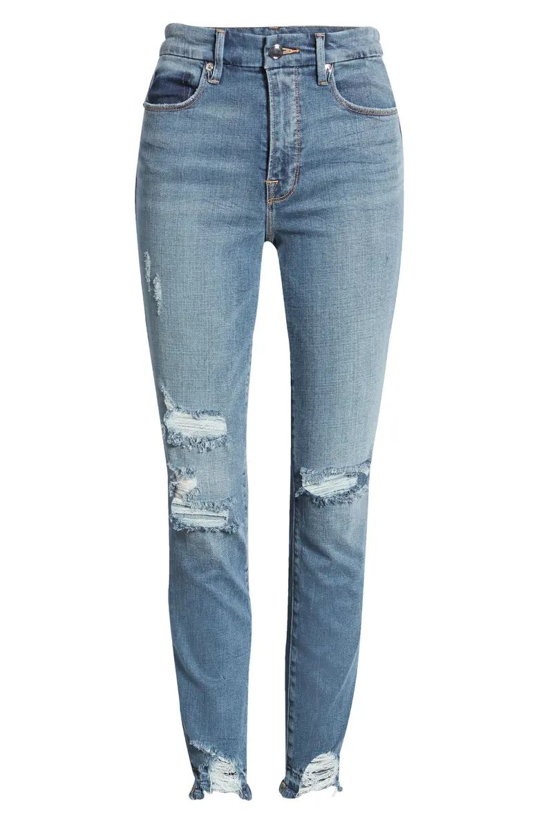 Good Waist Ripped High Waist Ankle Skinny Jeans | Nordstrom