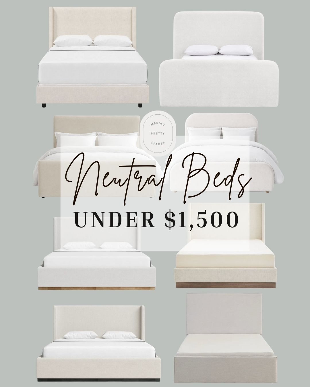 Neutral beds under $1,500, neutral bed roundup, Cream beds, Boucle beds, wayfarer beds, upholstered beds, gray beds, curved beds, wingback beds bedroom refresh  

 

#LTKmorningroutine #LTKU #LTKHome