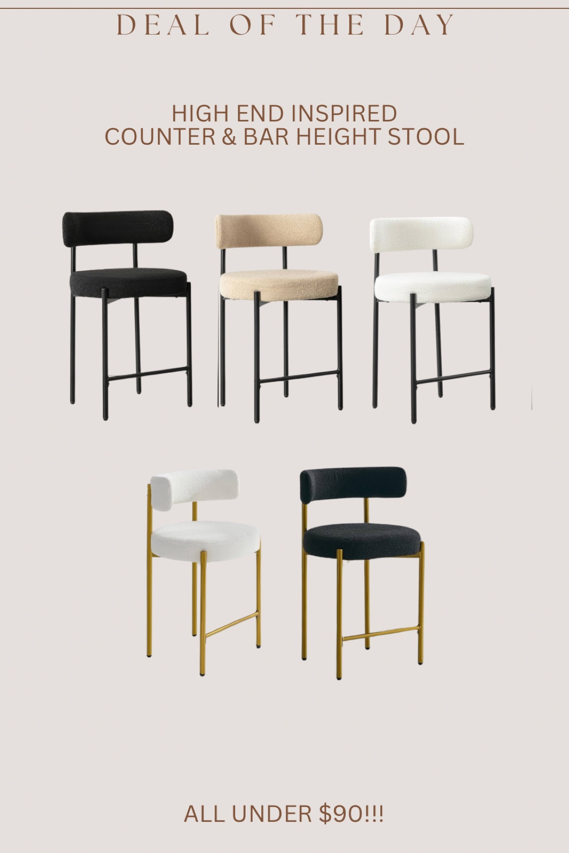 Ahhh!!!!! 😍😍😍🙌🏻🙌🏻🙌🏻🙌🏻I just saw there’s a counter & bar height version of one of @amazon most popular dining chairs!!! Amazing price point & lots of color options!!! #founditonamazon #Ad

#LTKFindsUnder100 #LTKSaleAlert #LTKHome